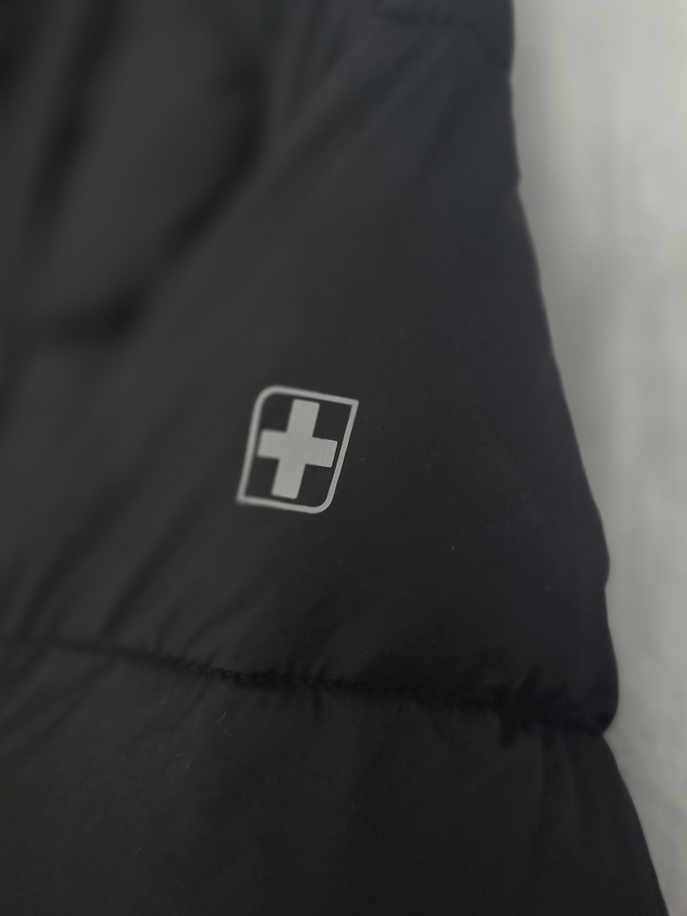 SWISS TECH Black Quilted Long Puffer Winter Coat - Women's - 36" Long - Picture 7 of 8